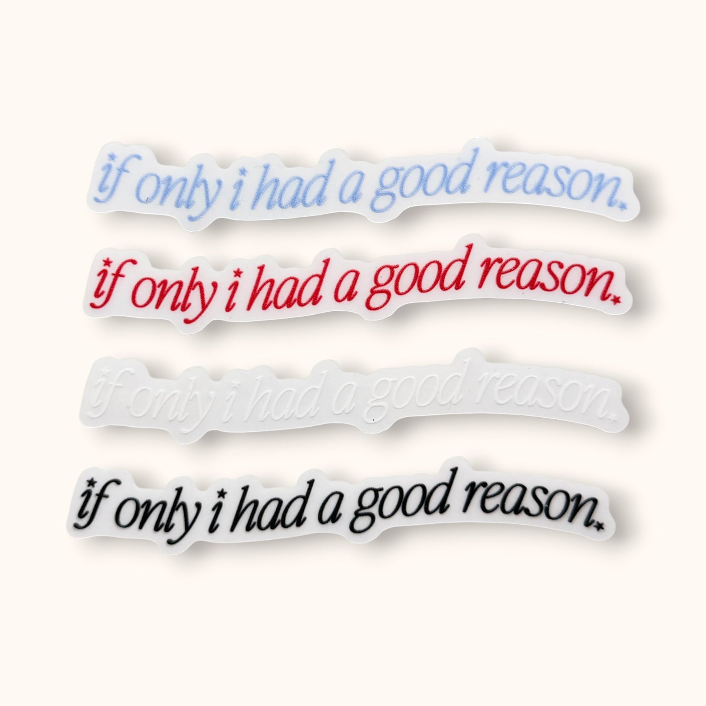 Good Reason Mirror Cling