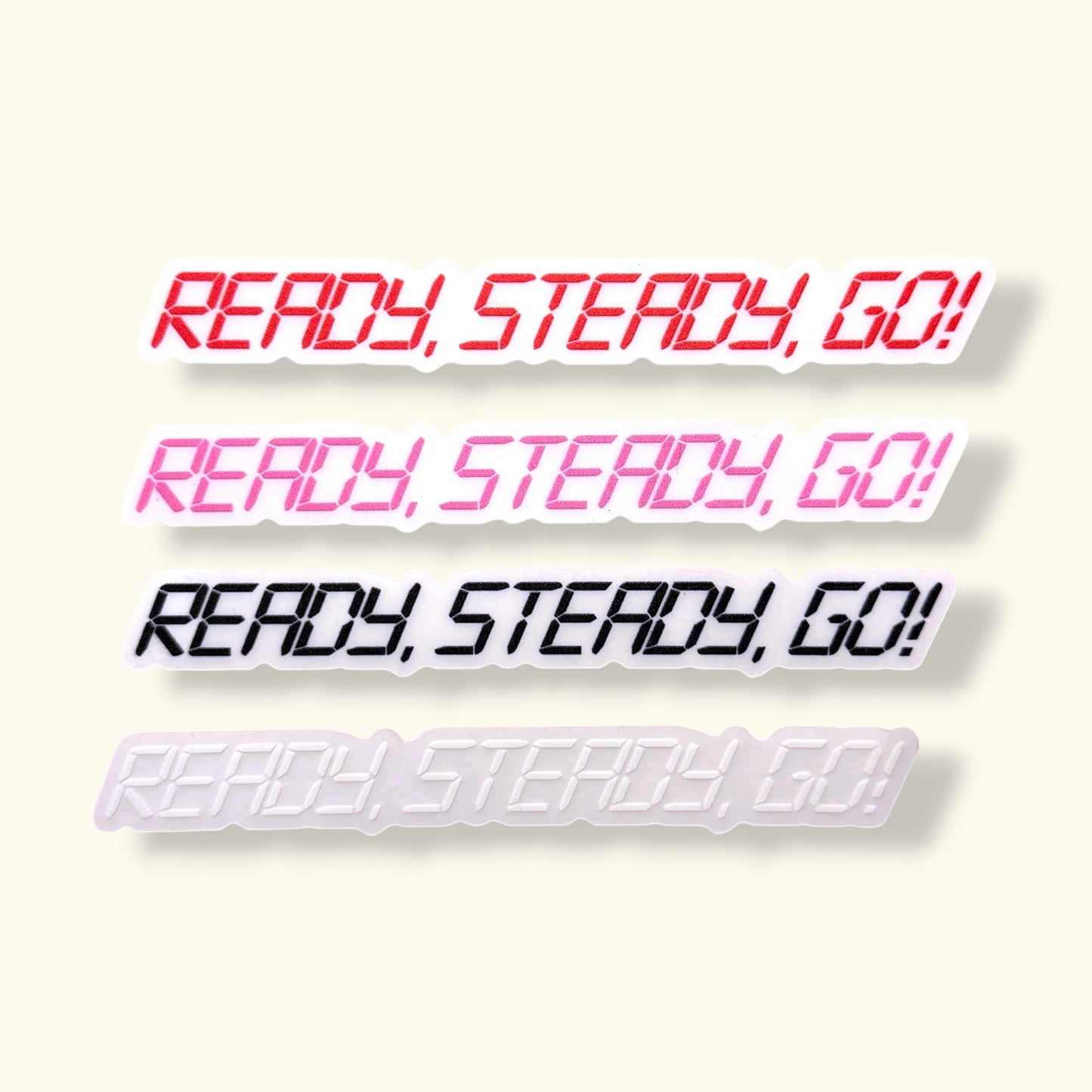 Ready, Steady, Go! Mirror Cling