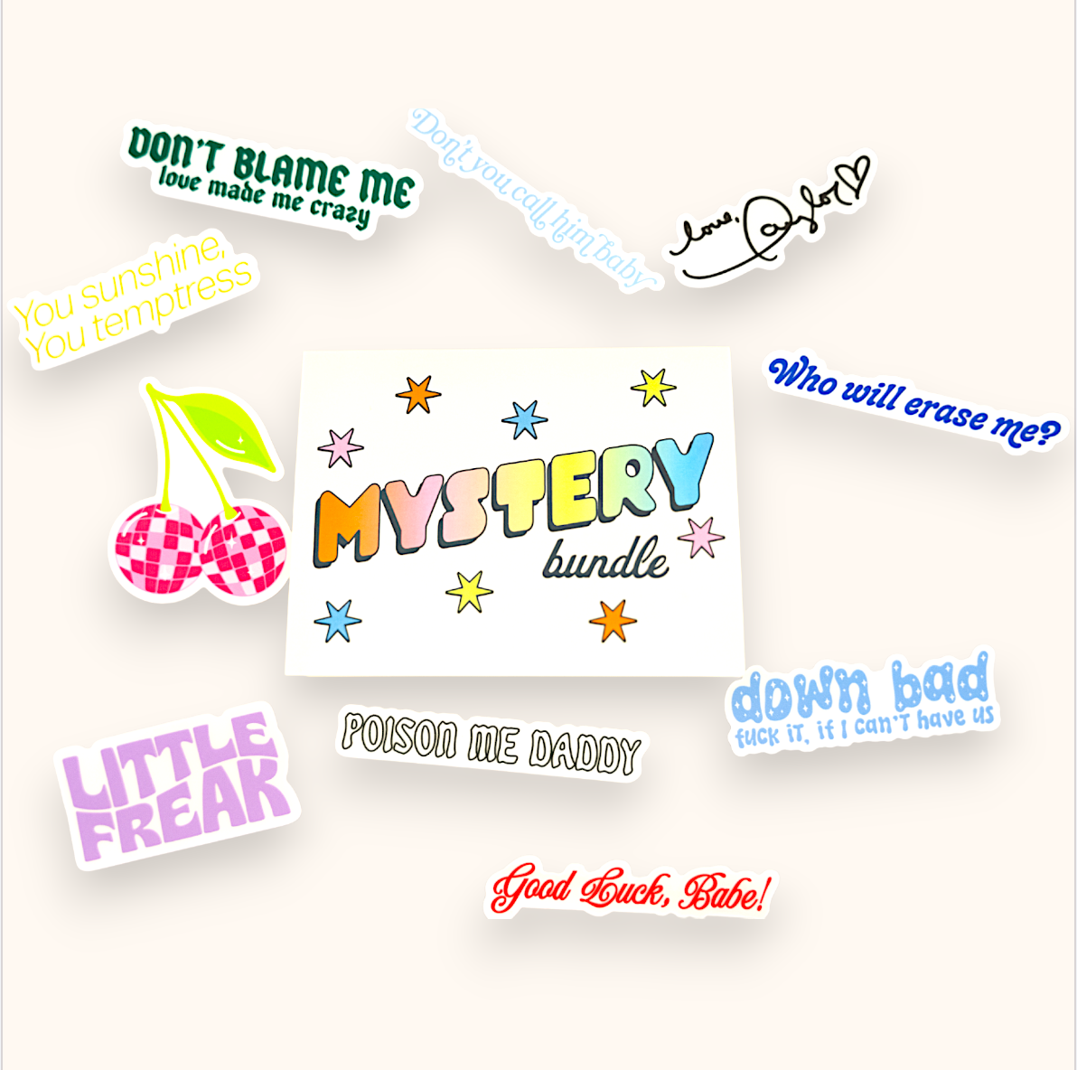 Artist Mystery Mirror Cling Bundle
